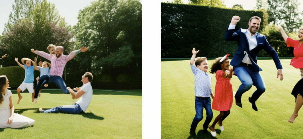 Families Jump on Man Identifying As Inflatable Bouncy Castle