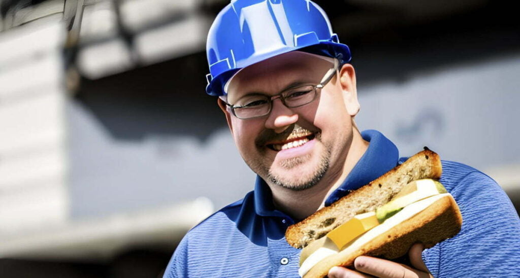 Construction Worker Phillip Hodge Happier Now He No Longer Eats at Mabel's Muffins