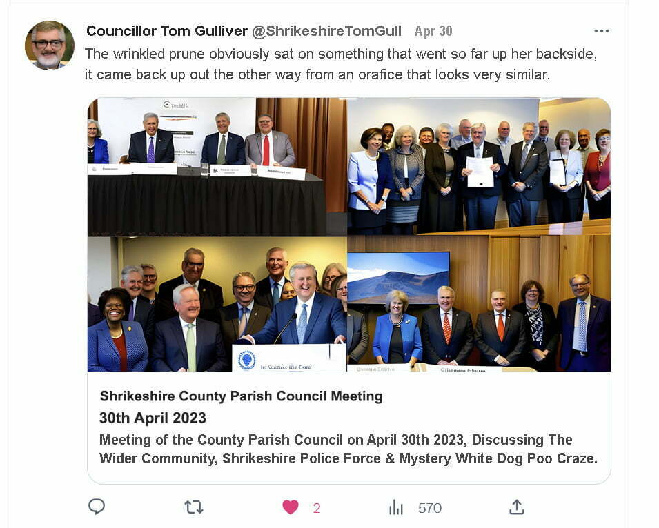 Tom Gulliver Since Deleted This Tweet