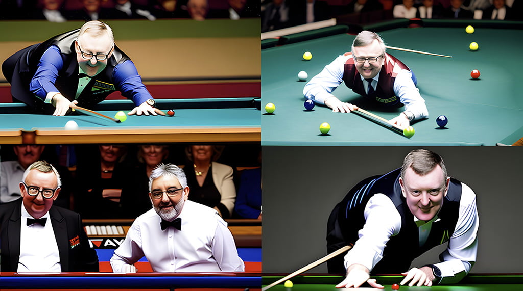 Did The Voices From the Cubicle Come from Snooker Commentators Like Dennis Taylor Steve Davis and John Virgo (pictured)